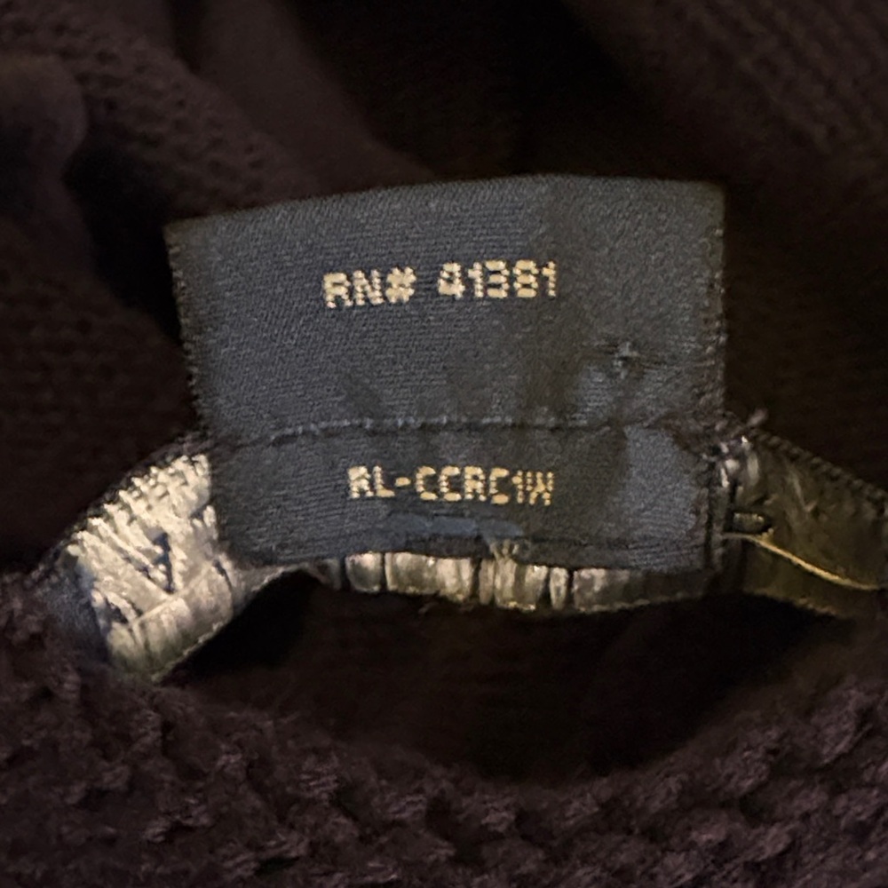 Ralph Lauren Blue Label Sweater Women’s L Hood Cotton Preppy Knit‎ Coastal - Picture 10 of 11